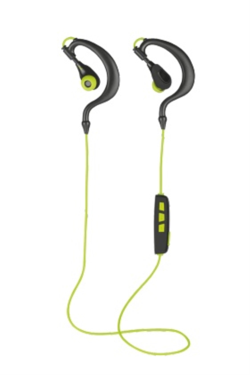 TRUST Auricolari in-ear Trust Senfus per sport bluetooth nero e verde